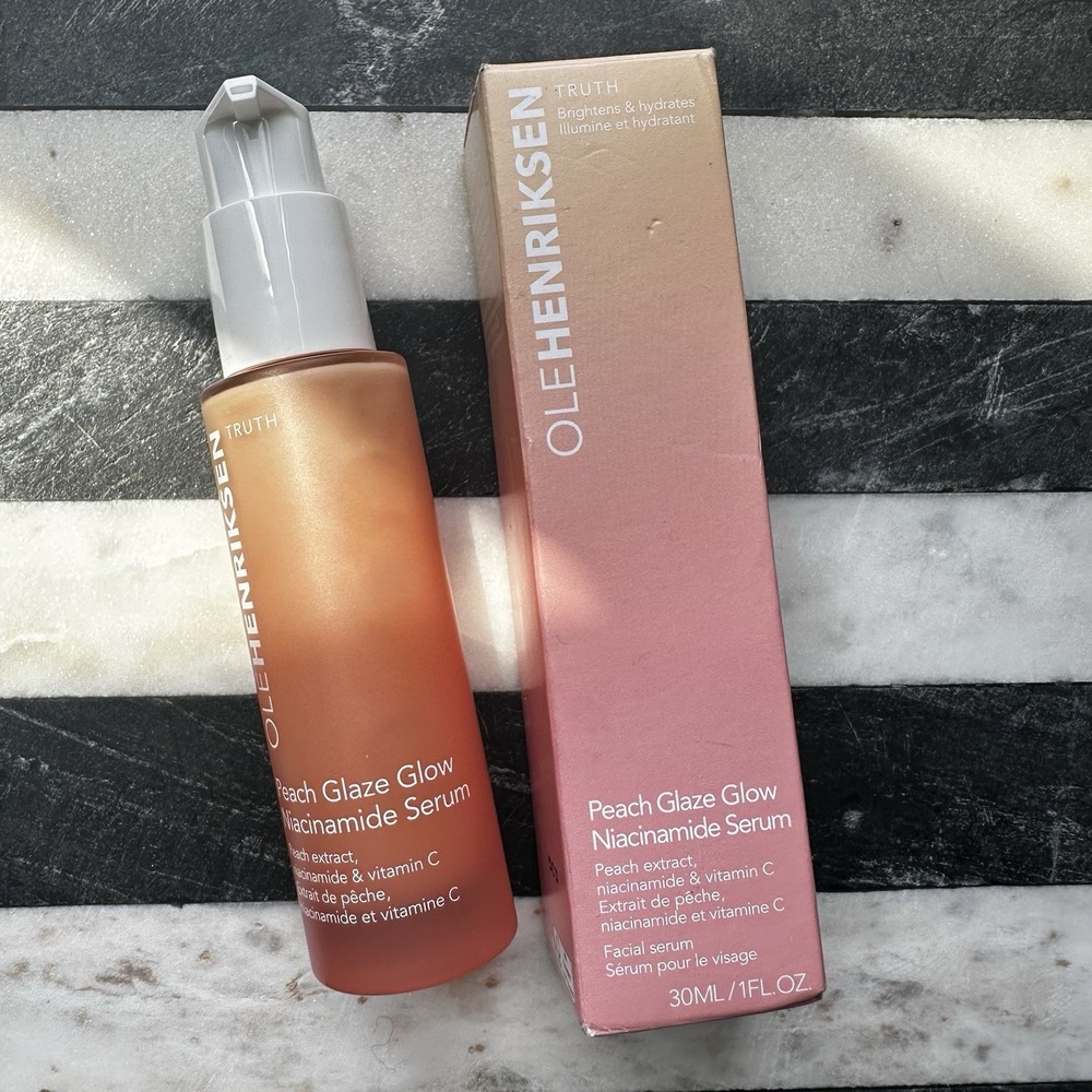 Ole Henriksen Peach Glaze Glow Niacinamide Serum Full Size 1 oz / 30ml - NEW